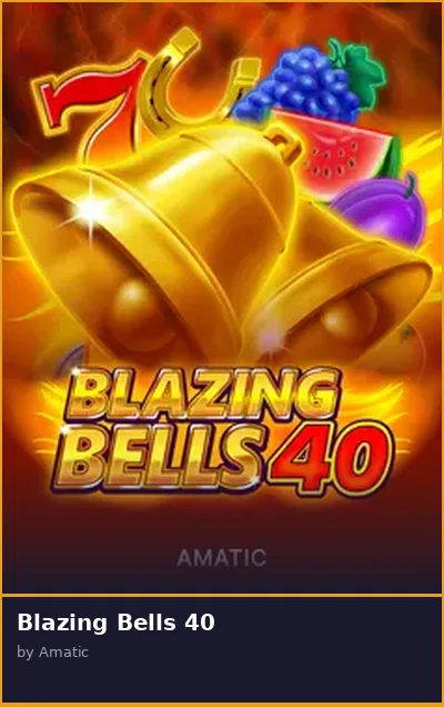 Blazing Bells 40 slot